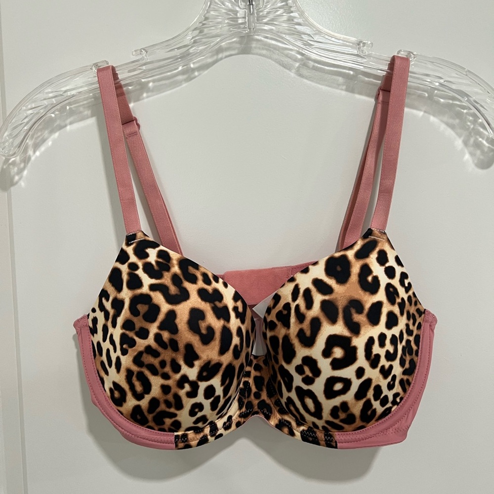 PINK Victoria's Secret Leopard and Pink Bra